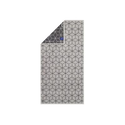 Duschtuch VILLEROY & BOCH "Duschtuch Duschtuch Carré 1er Pack" Gr. L, grau, B:80cm, Obermaterial: 100% Baumwolle CO., Handtücher