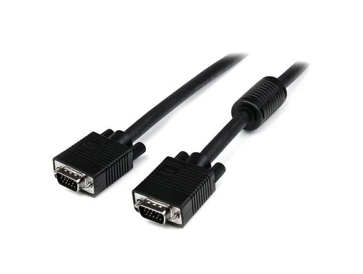 StarTech.com Câble VGA coaxial de 15 m HD15 pour écran haute résolution - M/M, 15 m, VGA (D-Sub), VGA (D-Sub), Mâle, Mâle, Noir MXTMMHQ15M