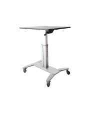 StarTech.com Mobile Sit-Stand Workstation Aufstellung für Notebook/Tastatur/Maus schwarz & silber (STSCART)