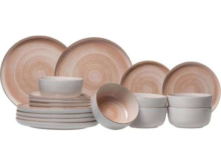 Cosy & Trendy Geschirrset Baltic Peach - 18-teilig / 6 Personen