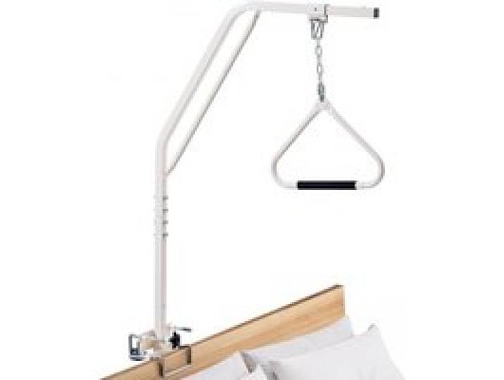 VEVOR Bettgalgen 840x210x1550 mm, Bettaufrichter mit Klemmen & Metallkette, bis 113 kg, Aufstehhilfe für ältere & bettlägerige Menschen, ideal für häusliche Pflege, Krankenhäuser, Pflegeheime
