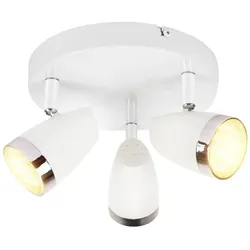LED-DECKENSTRAHLER Leggett 3-flammig 60/15.5/19cm