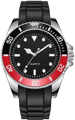 Friendly Fresh Finds Diver Style Watch With Japan Movement And Rotating Bezel Fabric Strap Dial For Adventurers red