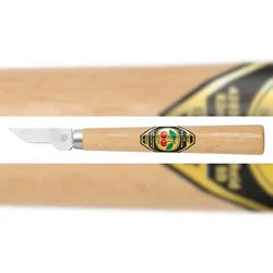 Kirschen Kerbschnitzmesser, schmale Klinge, schräge Schneide