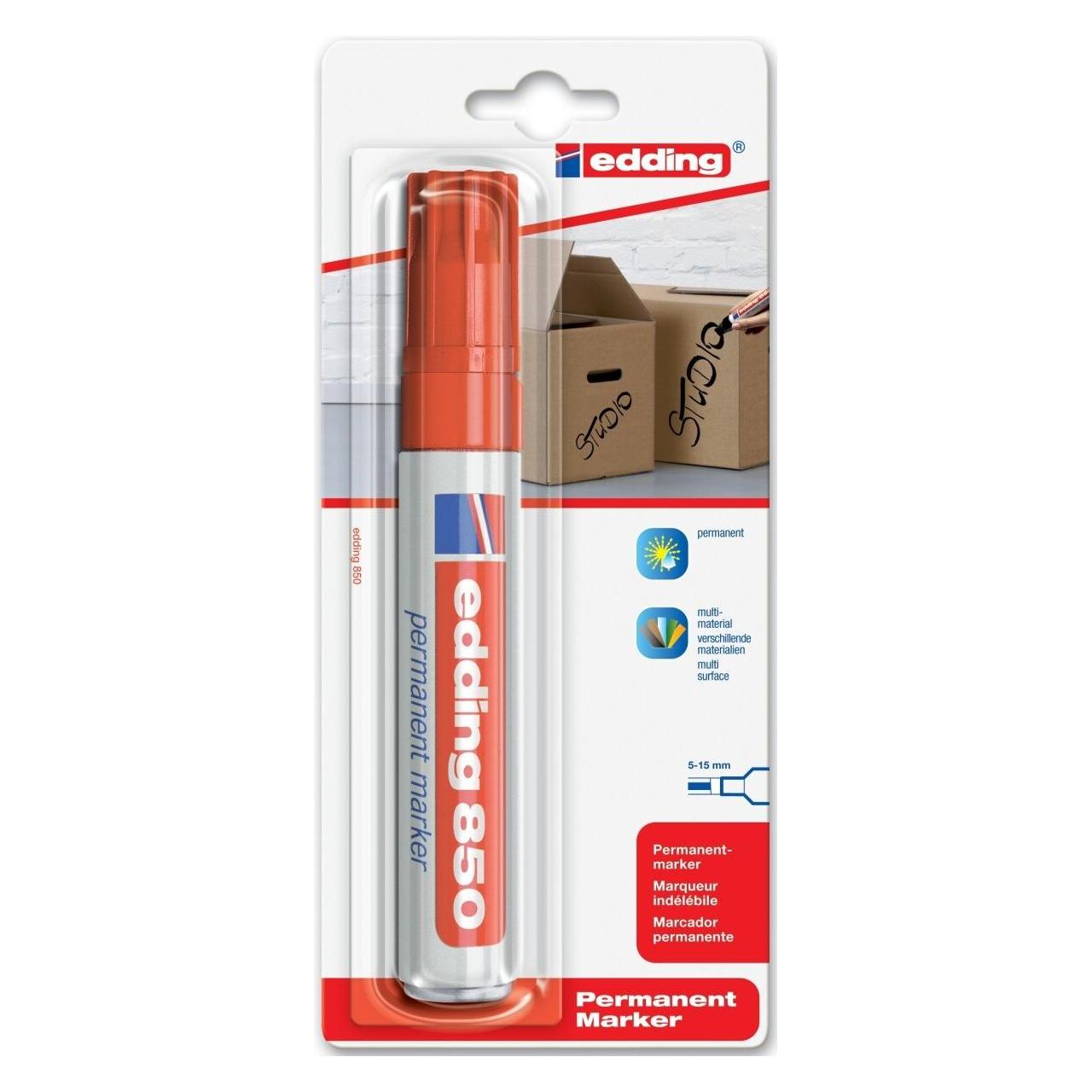Edding Permantenmarker 850 rot (1x) (4-850-1-4002)