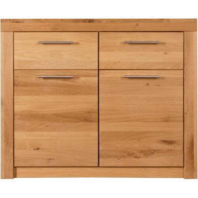 Schuhschrank VOGL MÖBELFABRIK "Toronto", braun (wildeiche), B:100cm H:82cm T:42cm, Schränke, Schuhschrank
