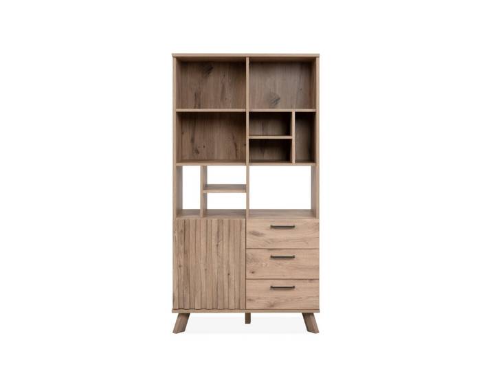 möbelvita Highboard Highboard Dalton 53A Dekor Schwedeneiche