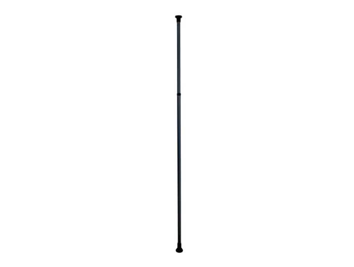 WENKO Hoofdstang zwart, geschikt voor het telescopische systeem Herkules, staal, 7 x 165-300 x 7 cm