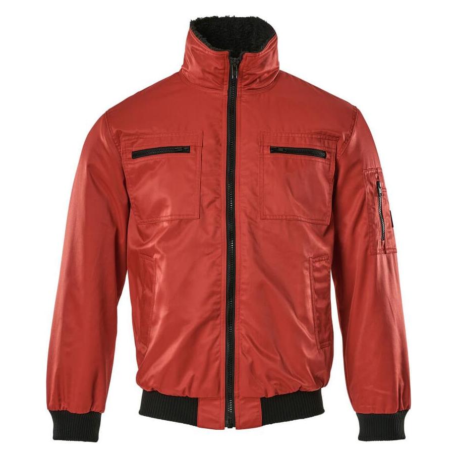Mascot Pilotenjacke Alaska mit Kunstplezfutter Rot S (S) (5708628161091)