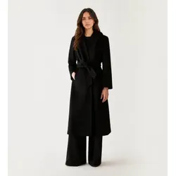 PennyBlack für Damen. 2621016012200 Schwarzer Pbpbermuda-Mantel (40), Lässig, Wolle, Klassisch