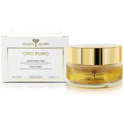 Gioiello Liquido, Gesichtsmaske, Gesichtsmaske mit reiner Hyaluronsäure und kolloidalem Gold regeneriert die Gesichtszellen und das (100 ml)