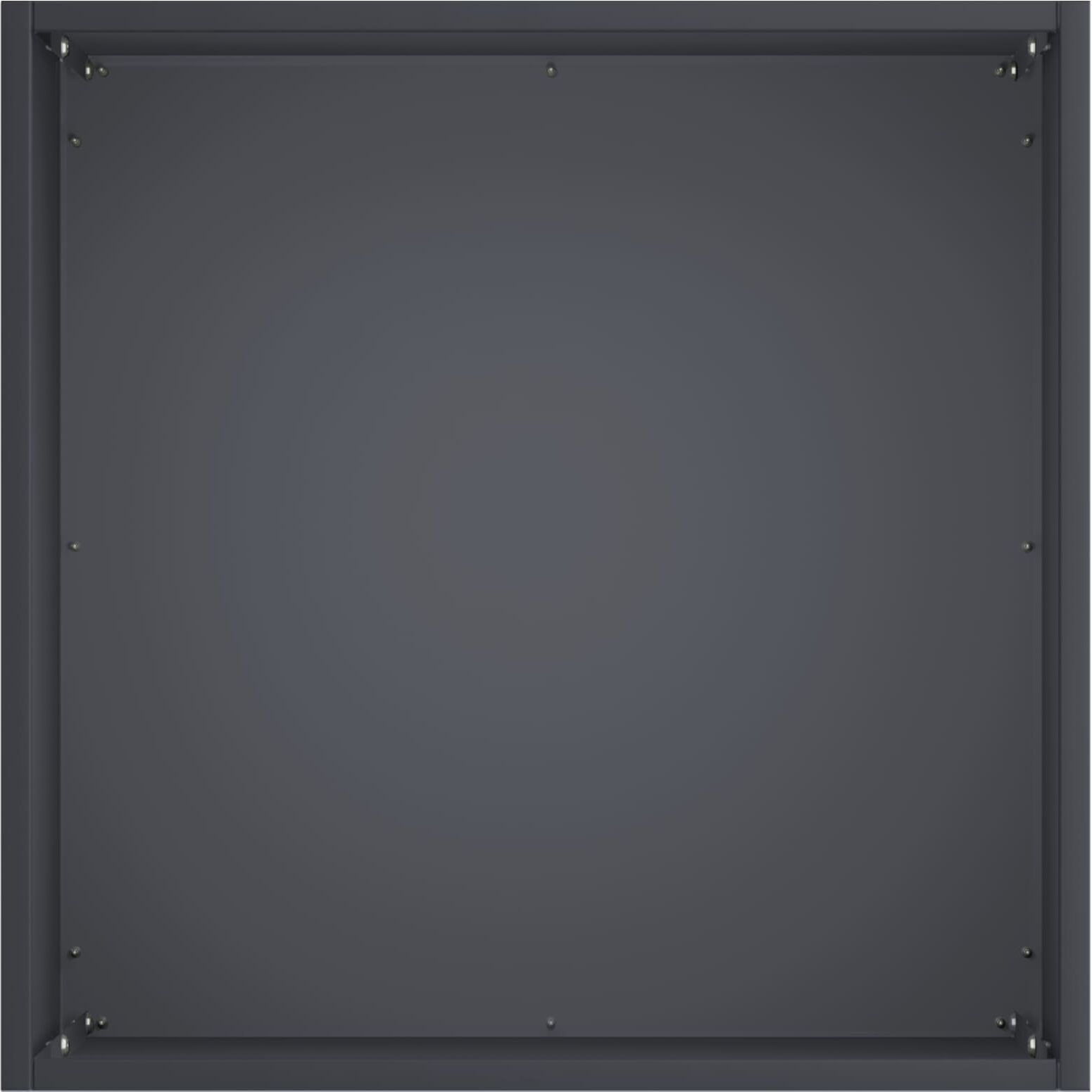 vidaXL Cache-pot de jardin Anthracite 45 x 45 x 45 cm