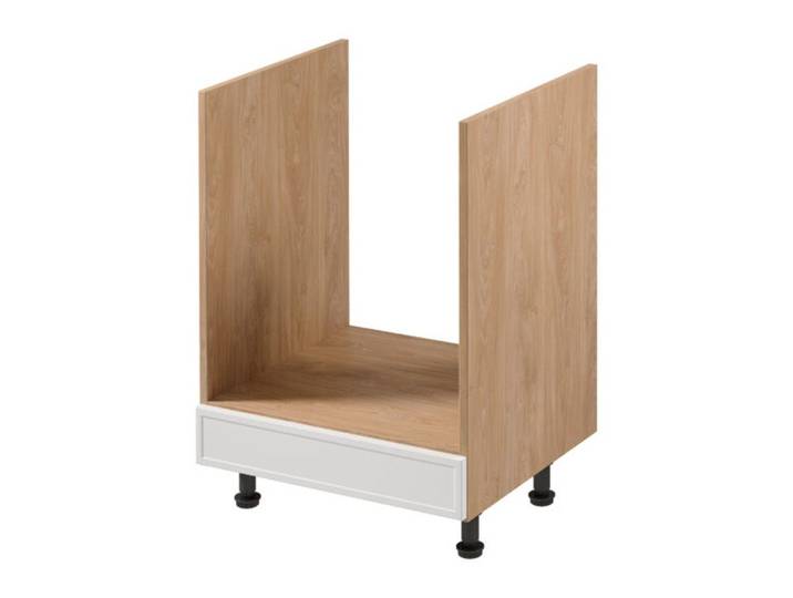 Xlmoebel Unterschrank XLMOEBEL Unterbau für Backofen, beige, Holz, mit Schublade (1-St., Unterbau für Backofen, mit Schublade) Made in Europa