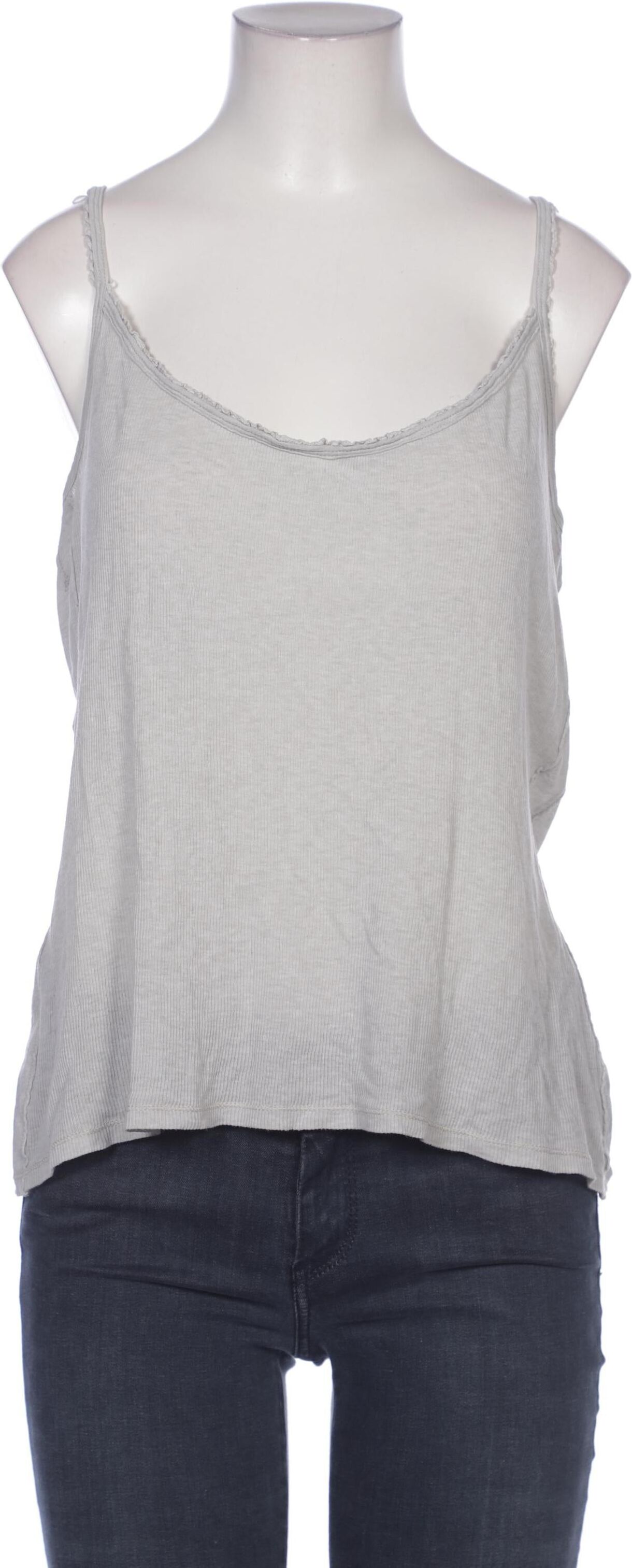 DtLM Dont Label Me Damen Top, Grau, Gr. M, kein / Etikett - Second Hand