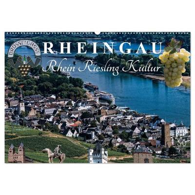 Rheingau - Rhein Riesling Kultur (Wandkalender 2027 DIN A2 quer), CALVENDO Monatskalender