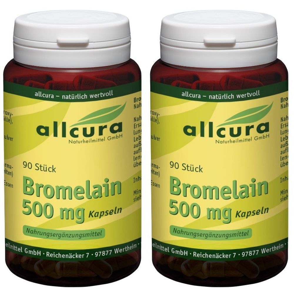 Bromelain 500 mg Kapseln 2x 2x90 St