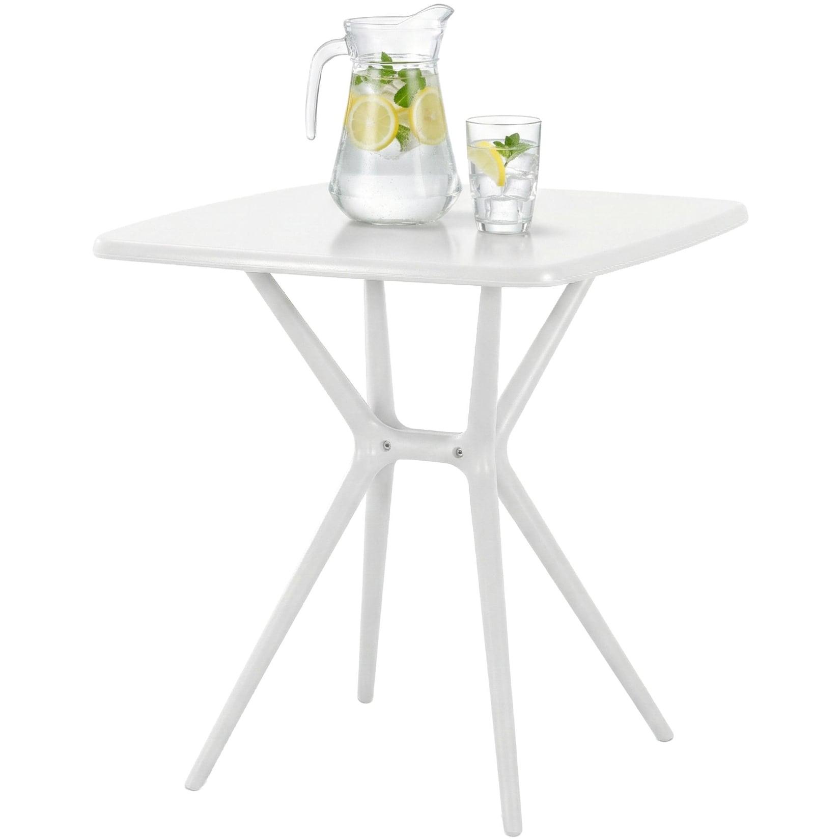 CLP Tisch Becky eckig 72 x 72 cm - Farbe: weiß