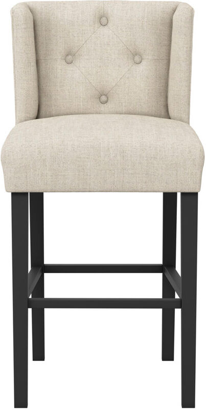 LPD SHAY WINGED COUNTER STOOL Stone 95.8cm H X 49cm W X 61cm D