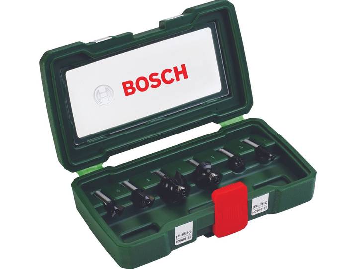 Bosch Wolfraamcarbide frezen - 6-delig