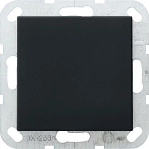 Gira Zentralplatte System 55 0268005, für Unterputzdosen, schwarz matt
