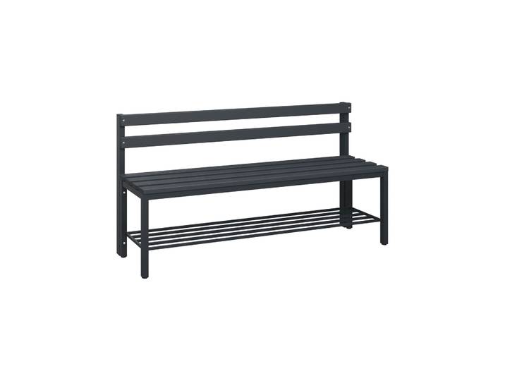 Garderobenbank C+P Solid Anthrazit Neu