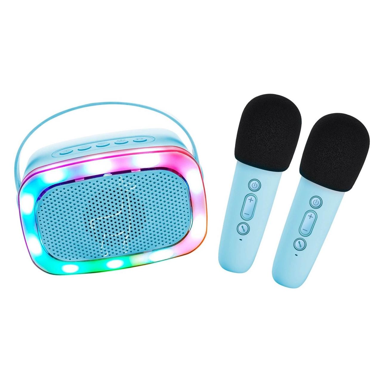 Lalarma Copenhagen Karaoke Party Set - Bl (LALAR-KARATWO-WLIGHTS-BLUE)
