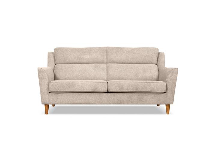 Livetastic 2-Sitzer-Sofa Nordic, Creme, Füllung: Polyester,Kaltschaum, 144x96x88 cm, Wohnzimmer, Sofas & Couches, Sofas, 2-Sitzer Sofas