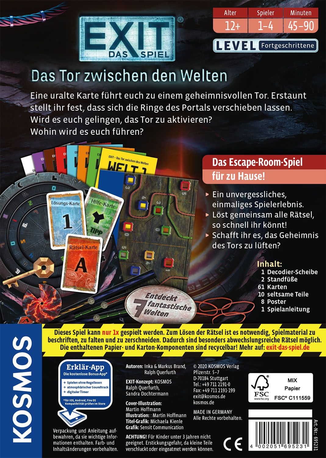 Kosmos EXIT® - Das Spiel: Das Tor zwischen den Welten
