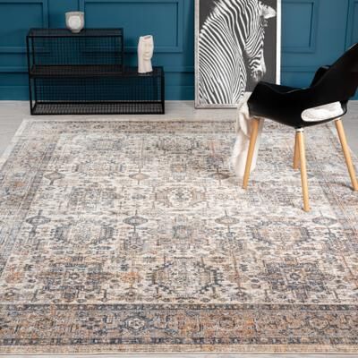 KALATY Chino/Earth Traditional Area Rug