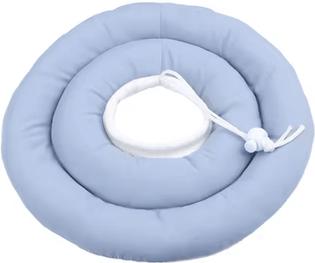 Inspire Curations Soft Pet Recovery Collar Waterproof Elizabethan Collar For Cats And Dogs Anti Lick Healing Cone blue l