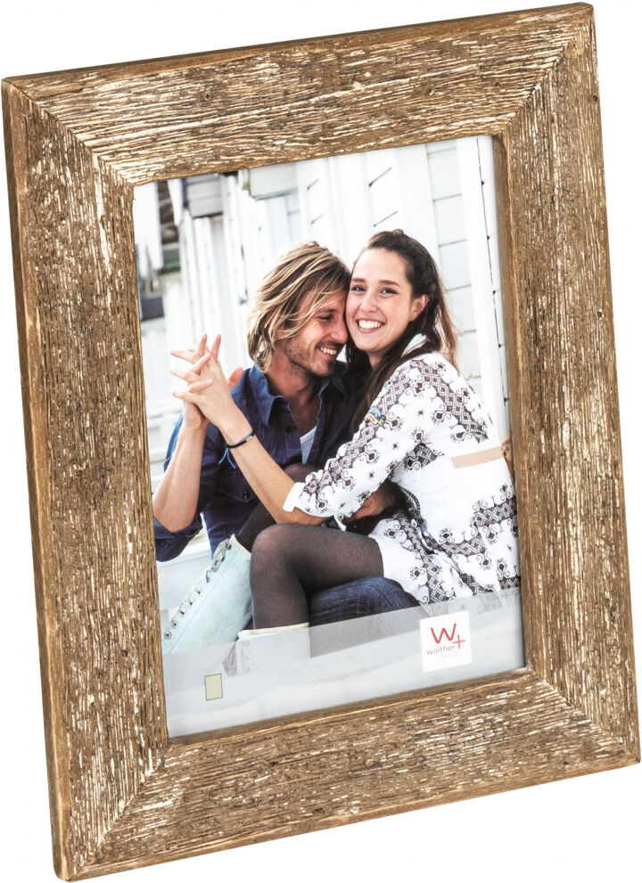 Walther AM318P Cadre pour portraits Two by Two 13x18 brun