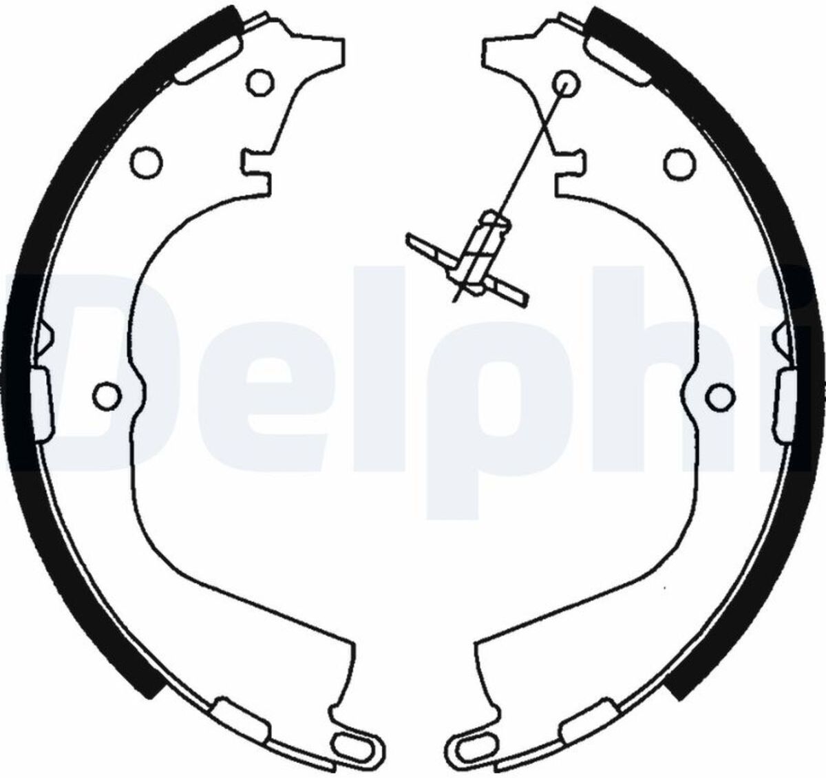 Delphi Ganascia del freno LS1744