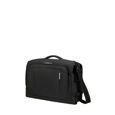Aufbewahrungstasche SAMSONITE "RESPARK", Kinder, Gr. B/H/T: 57cm x 36cm x 17cm, schwarz, Textil, Taschen, Schultertasche mit Reißverschluss, mit Schulterriemen