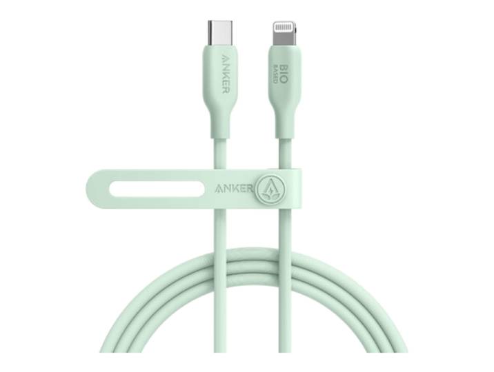 Anker 541 Câble USB-C vers Lightning biosourcé B2B vert - 1,8 m, Europe, prise RU exclue