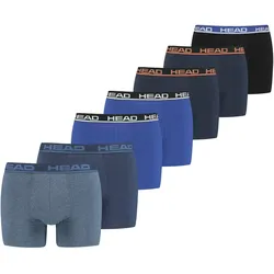 7er Pack HEAD Basic Boxershorts Herren 004 - blue combo L