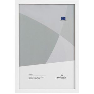Goldbuch Bilderrahmen Skandi 900999, 20 x 30 cm, Echtglas, Holzrahmen, weiß