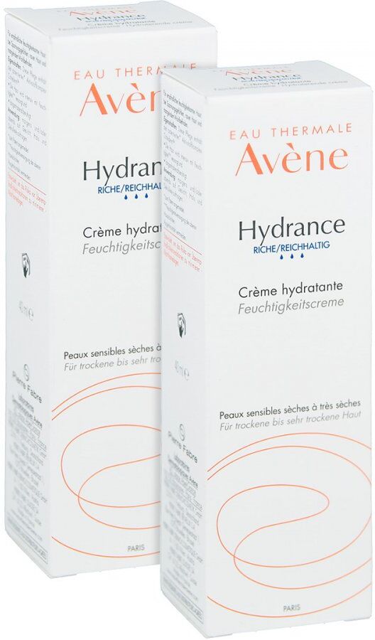 Set Avene Hydrance reichhaltig Feuchtigkeitscreme 2 x 40ml