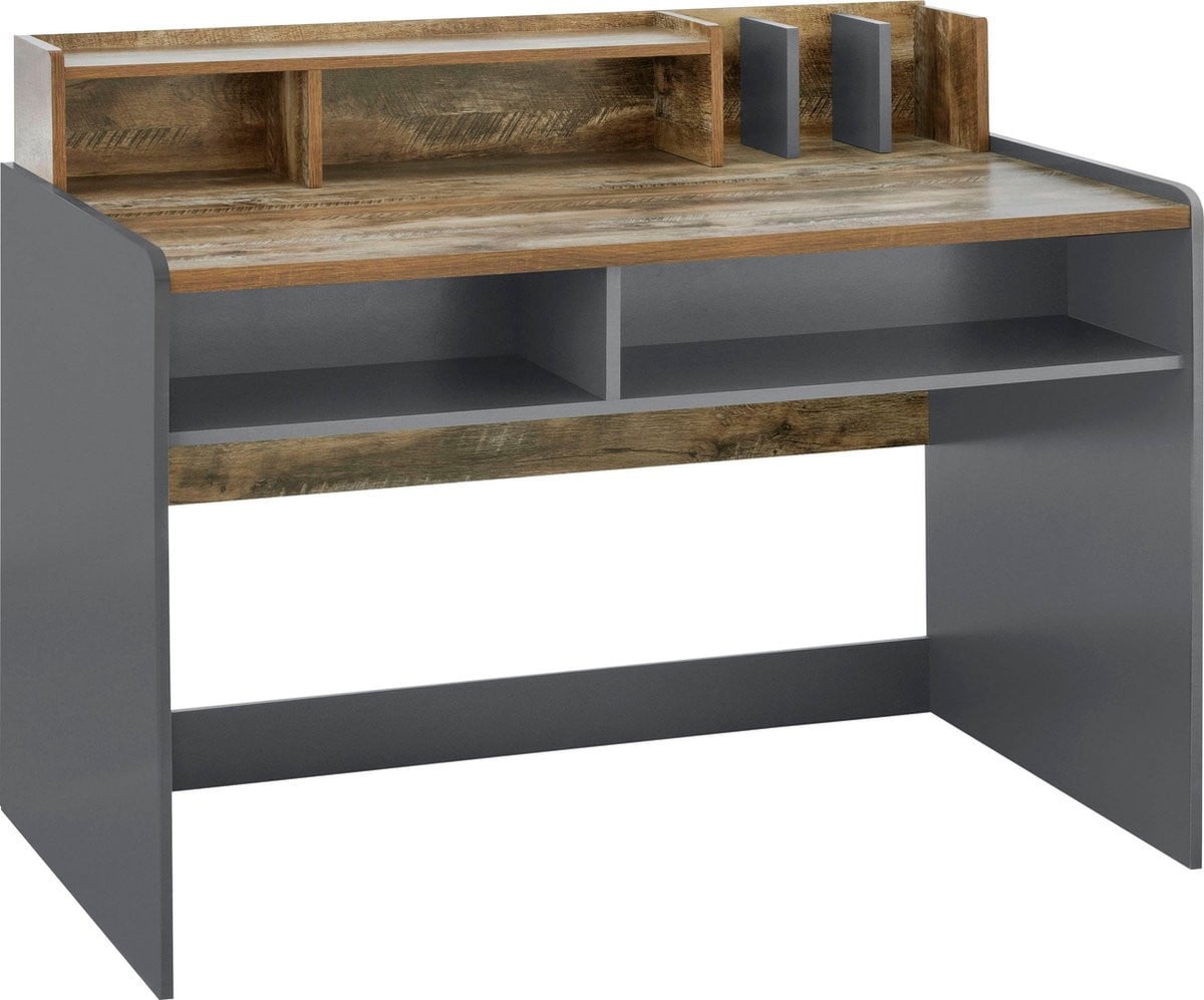 Notio Living Castor Bureau - Grijs Eikenlook