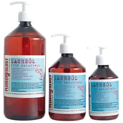 Fleischeslust Lachsöl |  1000ml Ergänzungsfutter Hunde