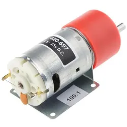 RS PRO, Elektromotor, Getriebemotor 4.5-15VDC Ø32mm 100:1