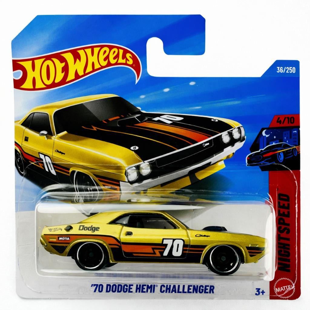 Hot Wheels Mattel 1:64 modelauto '70 Dodge Hemi Challenger JJJ07
