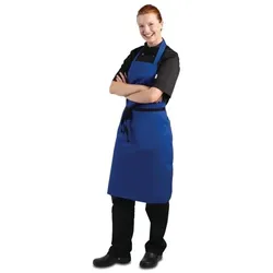 Whites Chefs Clothing Gastronoble Whites Latzschürze royalblau