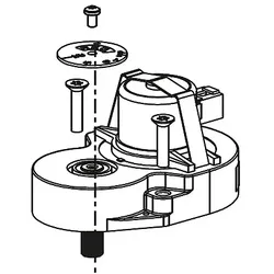 Gruenbeck Schrittmotor-Getriebeeinheit 2,5 Nm