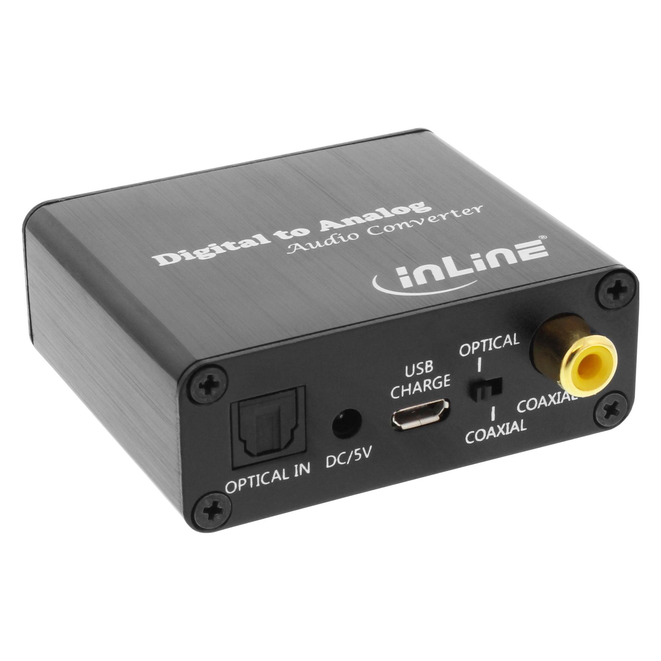 InLine Audio DA-Wandler (Audio Switch) (65002K)