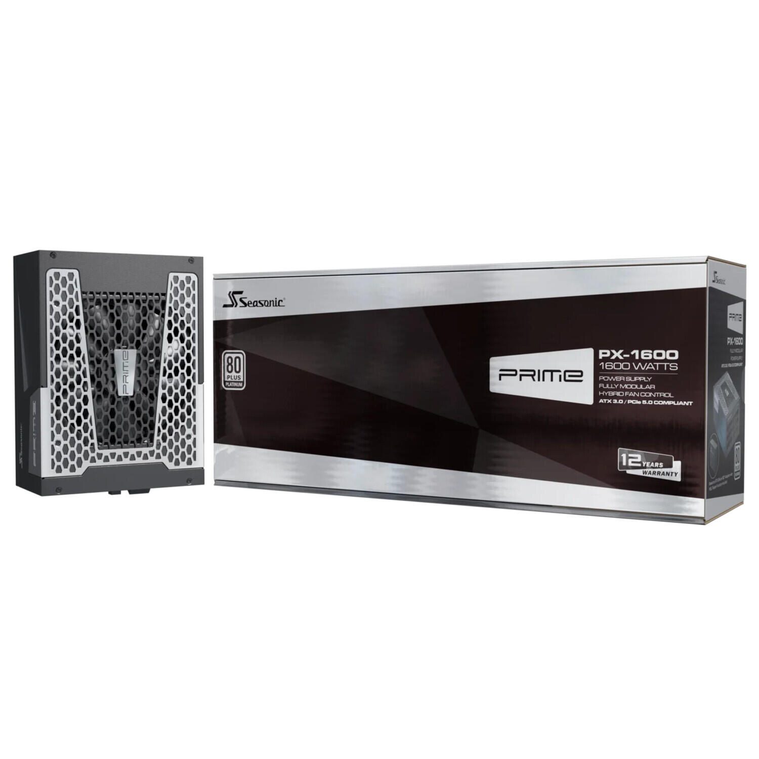Seasonic Netzteil PRIME PX 1600 ATX 3.1 full-modular 1600W 80+ Platinum schwarz PRIME-PX-1600-ATX30