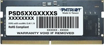 Patriot Signature Line SO-DIMM 12GB DDR5 5600MT/s CL46 DDR5