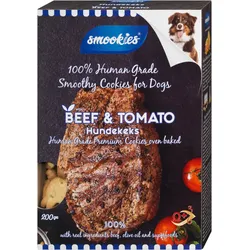 Smookies Rindfleisch & Tomate, 200g - ein Keks, den Hunde lieben!