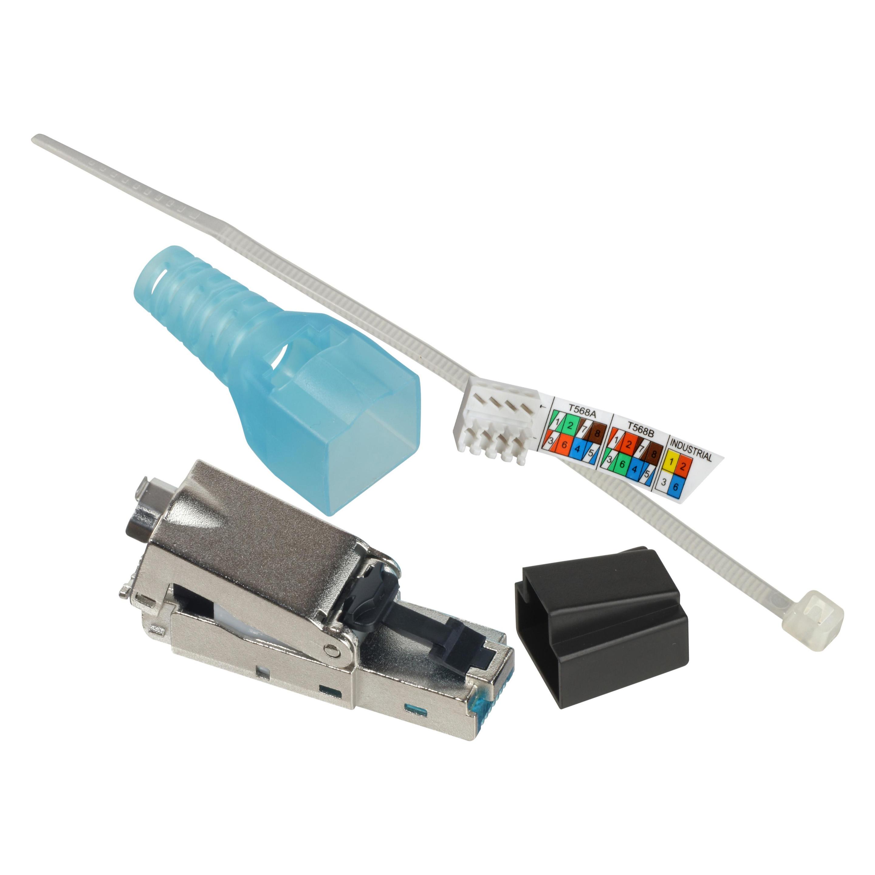 LK Actassi RJ45 plug Cat.6A STP til CP-link kabler (termineres uden specielvaerktøj) (ACTPG6ATLS001)