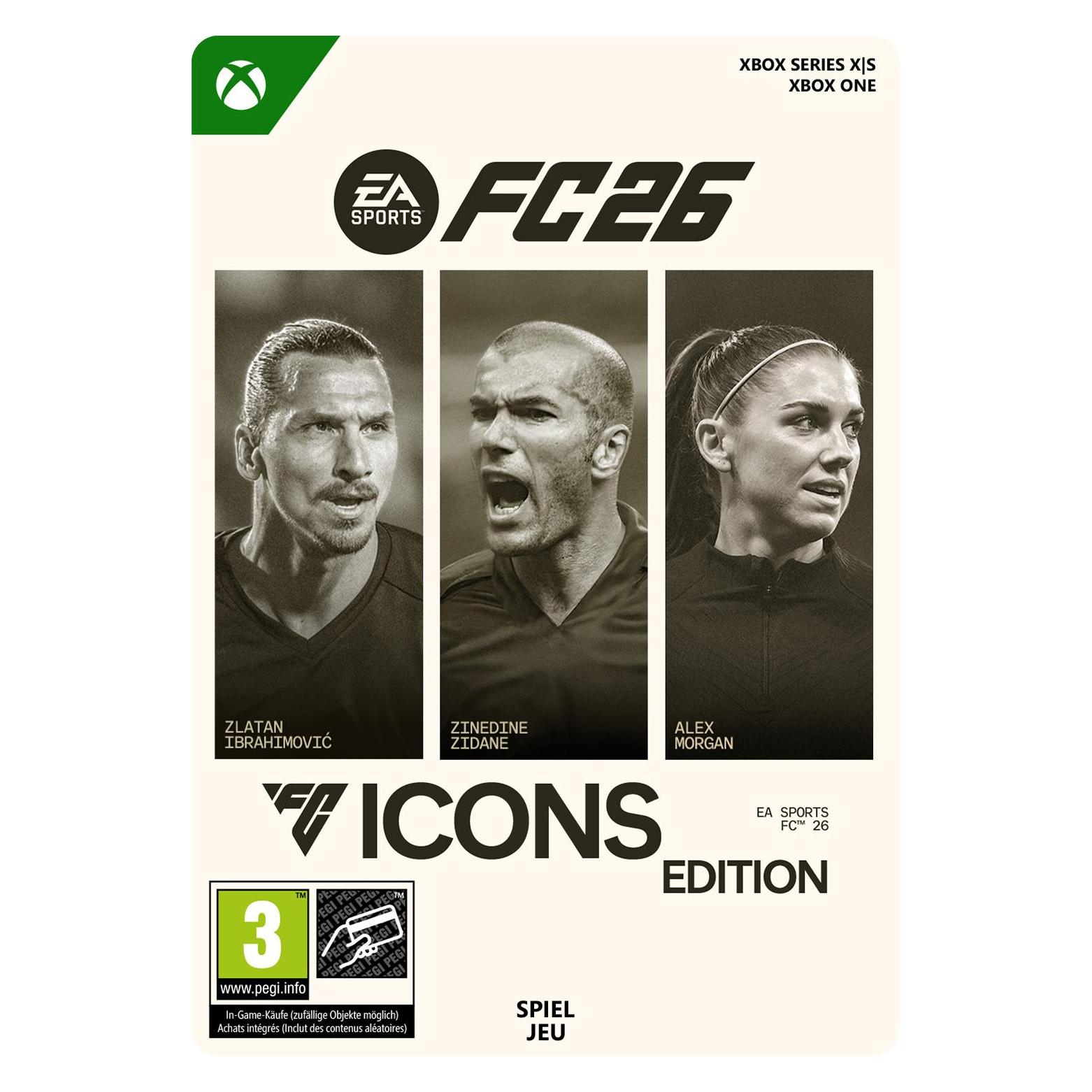 Microsoft Xbox EA SPORTS FC 26 - ICONS EDITION Download Code (EP2-68102)