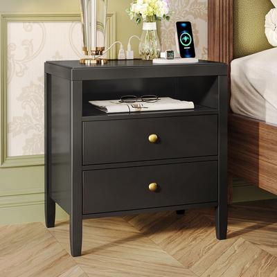 No Nightstand with Charging Station